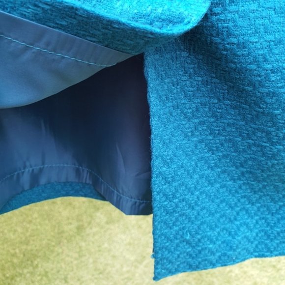 Vintage Dolina Petites Teal Skirt - Picture 14 of 15